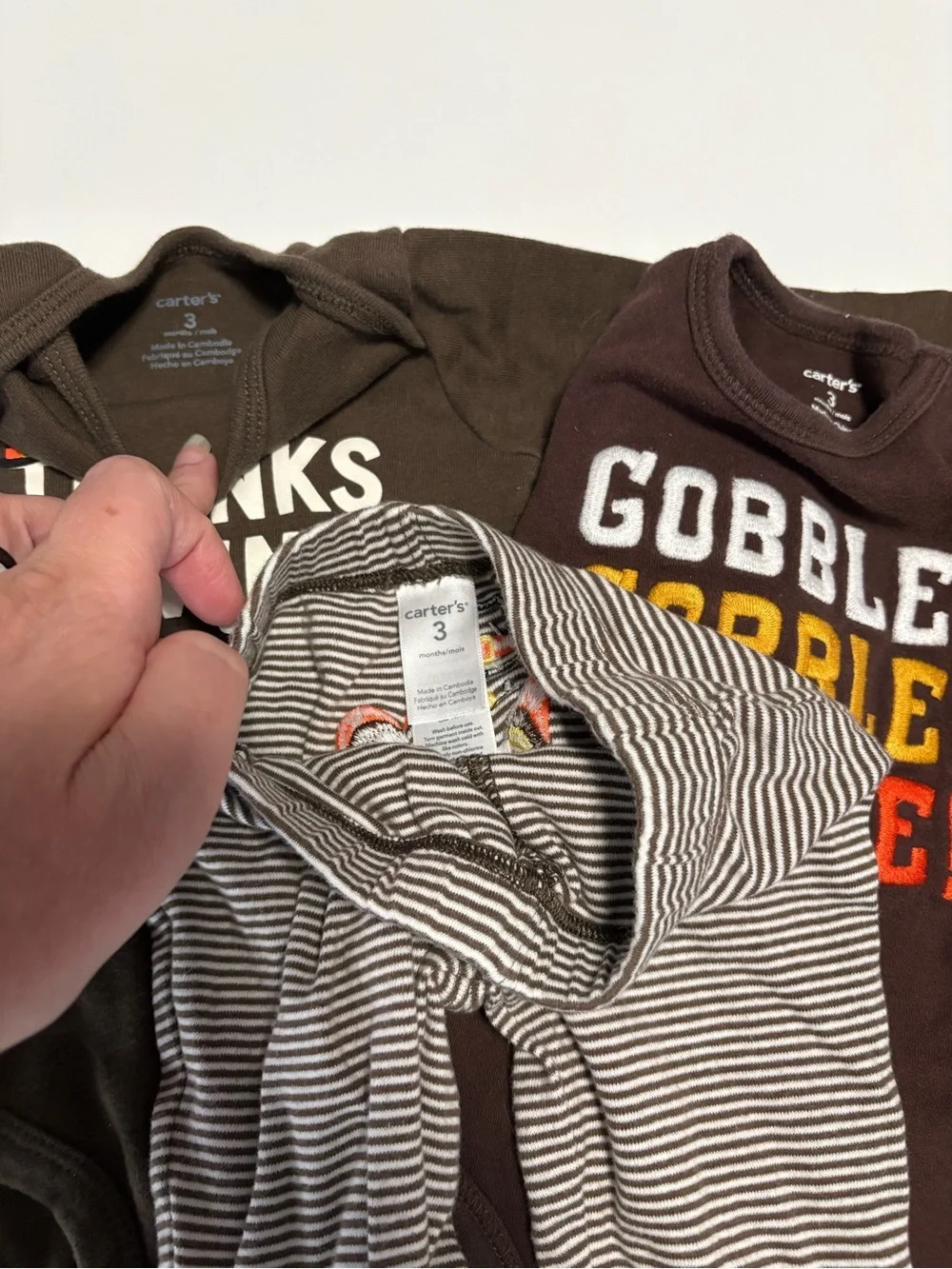 Carter’s my first thanksgiving outfit 3M